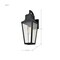 Nuvo Lawrence - 1 Light Large Wall Lantern - Matte Black with Clear Seeded Glass 60/8133 - alternate 6